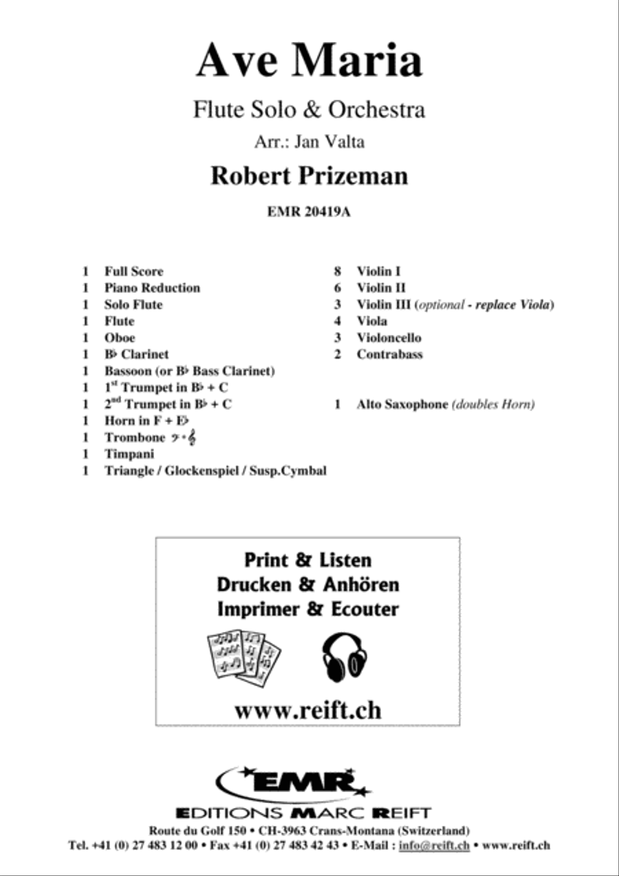 Ave Maria Orchestra scores gallery preview page 2
