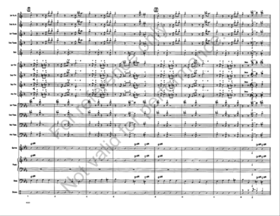 Count on the Blues Jazz Ensemble scores gallery preview page 3