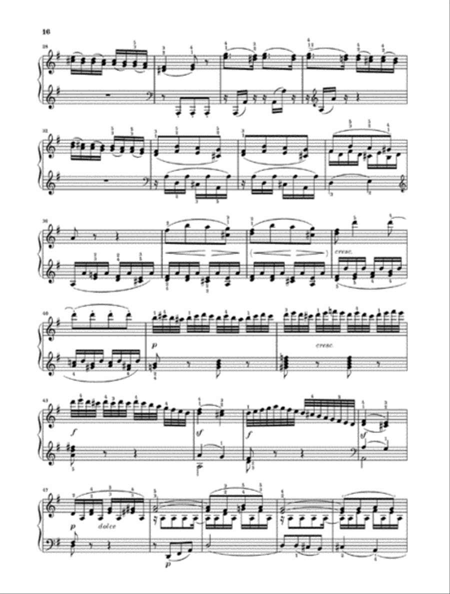Piano Sonatas No. 9 in E Major Op. 14 and No. 10 in G Major Op. 14 Piano Solo scores gallery preview page 5