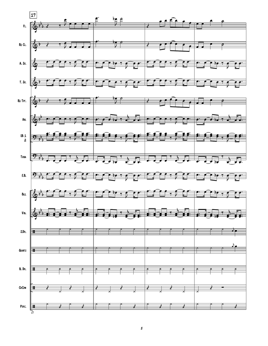 Party Rock Anthem Party Rock Anthem Marching Band scores gallery preview page 6