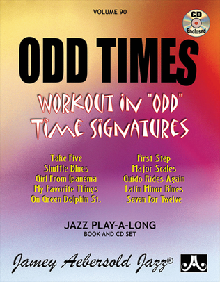 Book cover for Volume 90 - Odd Times - Unusual Time Signatures