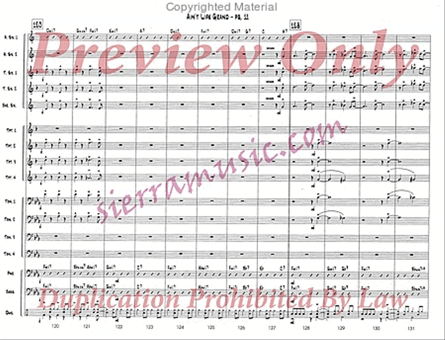 Ain't Life Grand Ain't Life Grand Big Band scores gallery preview page 12