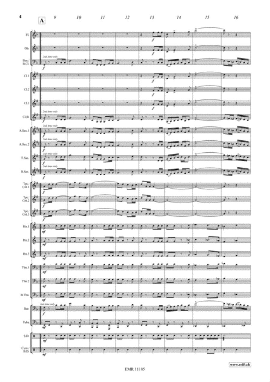 Liberte En Fete Concert Band scores gallery preview page 5