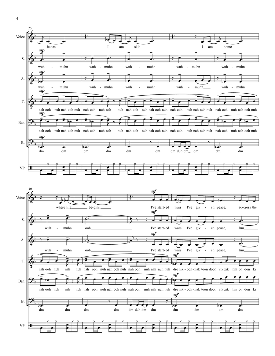 The Song Of Women The Song Of Women Divisi scores gallery preview page 4