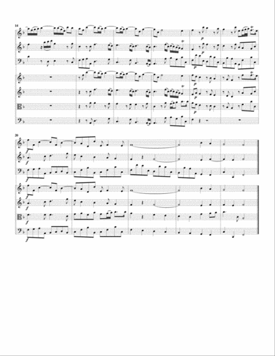 Concerto grosso, Op.6, no.12 (Original) String Trio scores gallery preview page 2