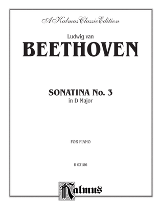 Book cover for Beethoven: Sonata No. 3 in D Major