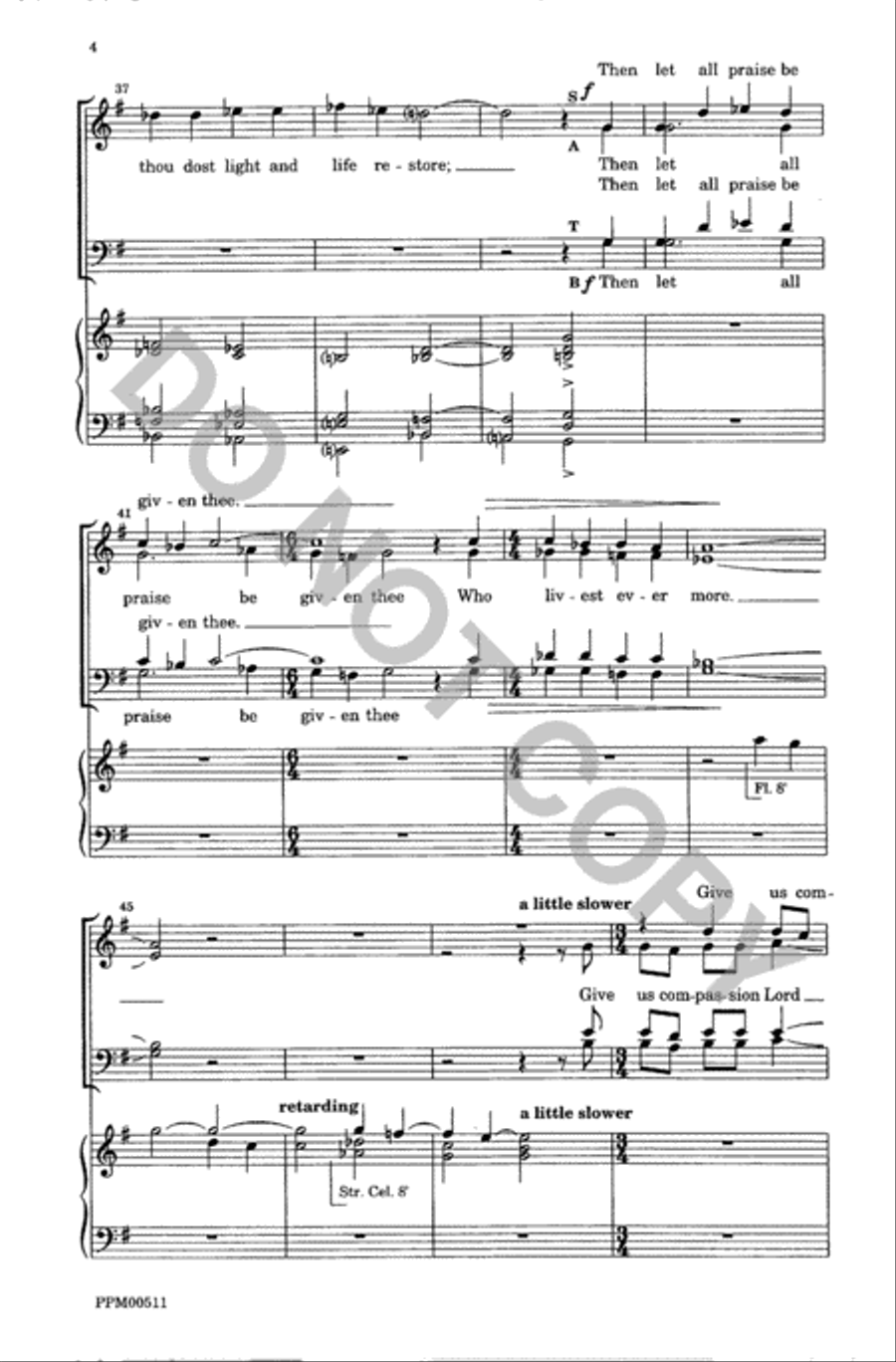 Alone Thou Goest Forth Alone Thou Goest Forth 4-Part scores gallery preview page 5