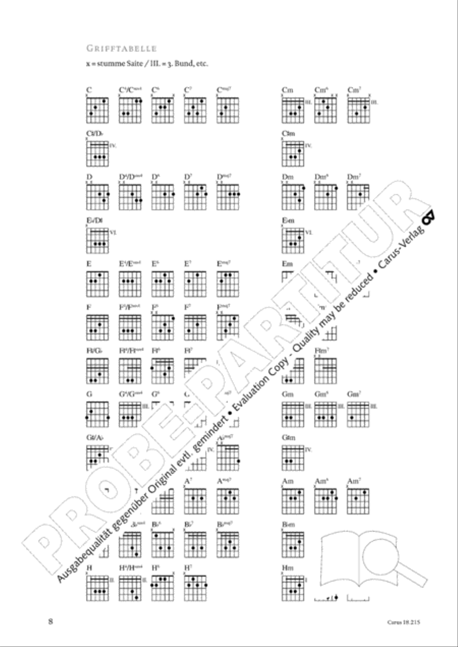 Gitarrenbuch zum Gotteslob Guitar scores gallery preview page 8
