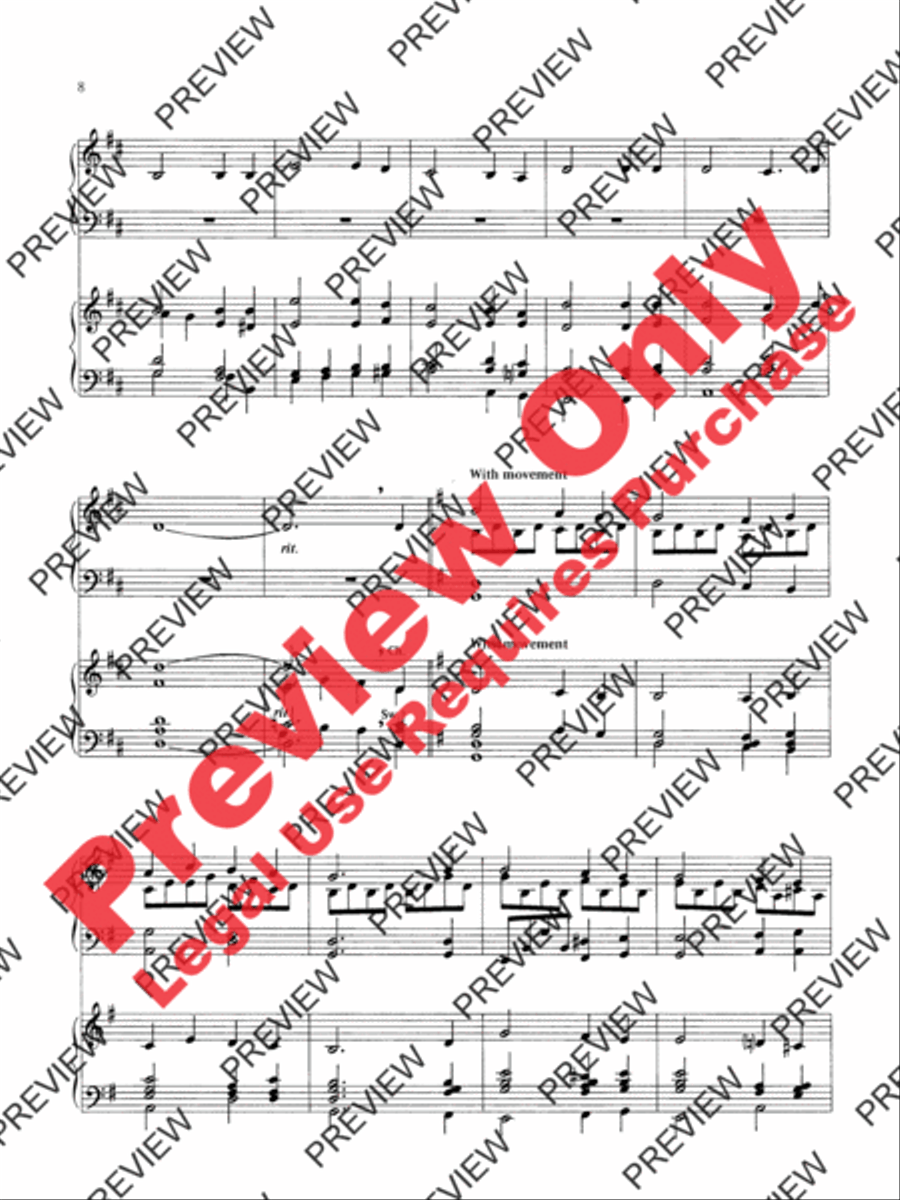 Peaceful Meditations Organ scores gallery preview page 6