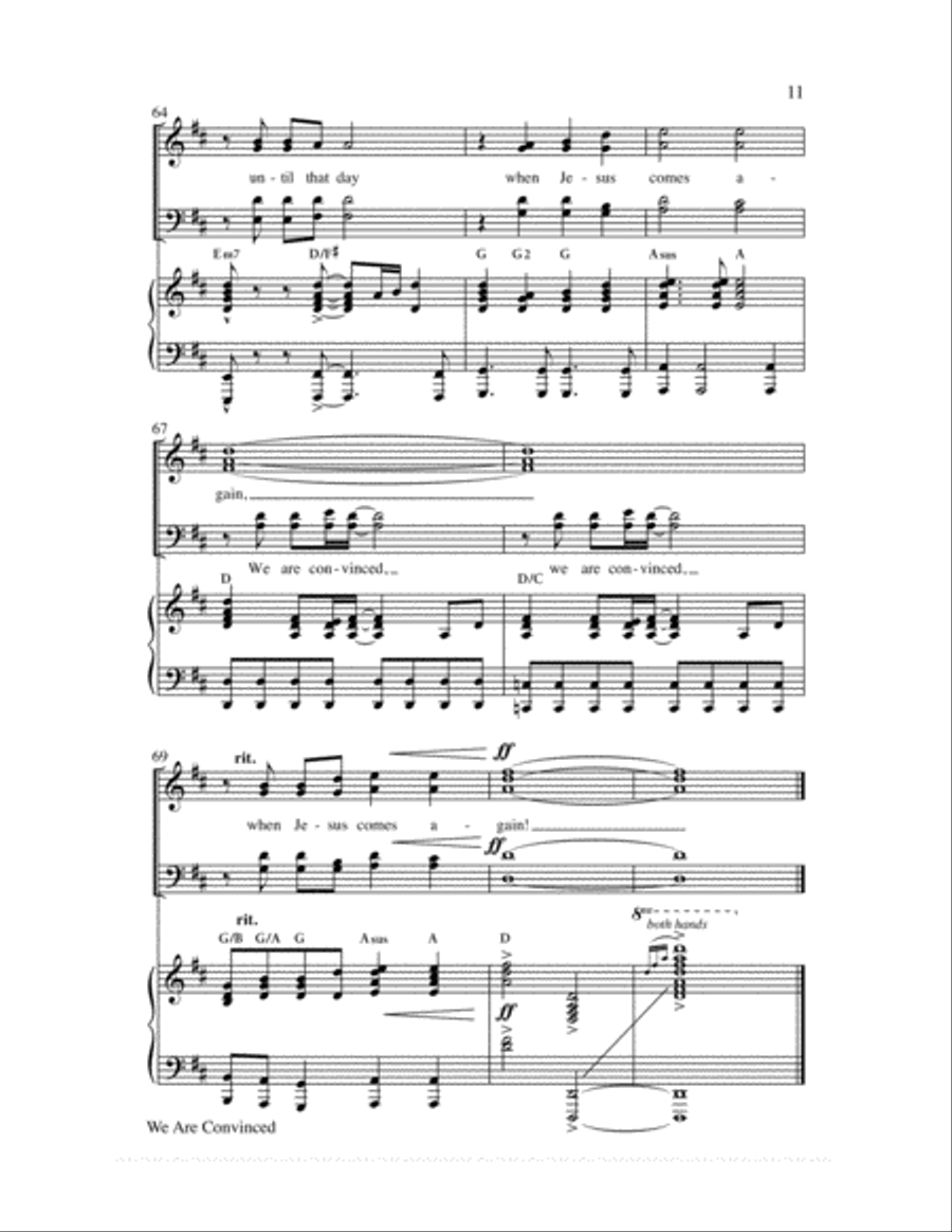 We Are Convinced 4-Part scores gallery preview page 12