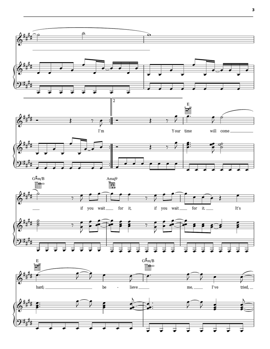 Amsterdam Amsterdam Piano, Vocal, Guitar scores gallery preview page 3