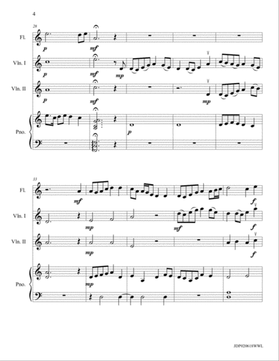 What Wondrous Love is This Flute scores gallery preview page 4