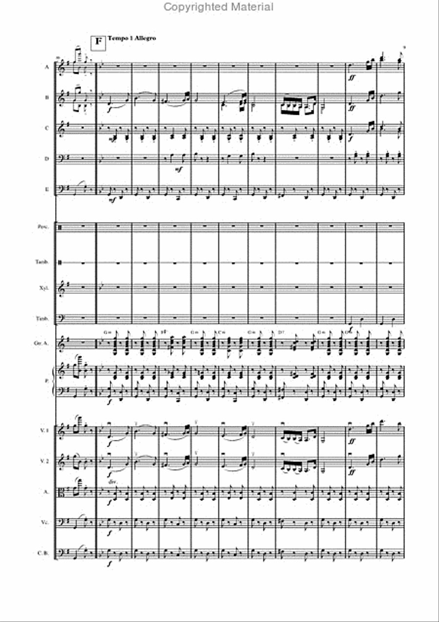 Danse hongroise n°5 Orchestra scores gallery preview page 10
