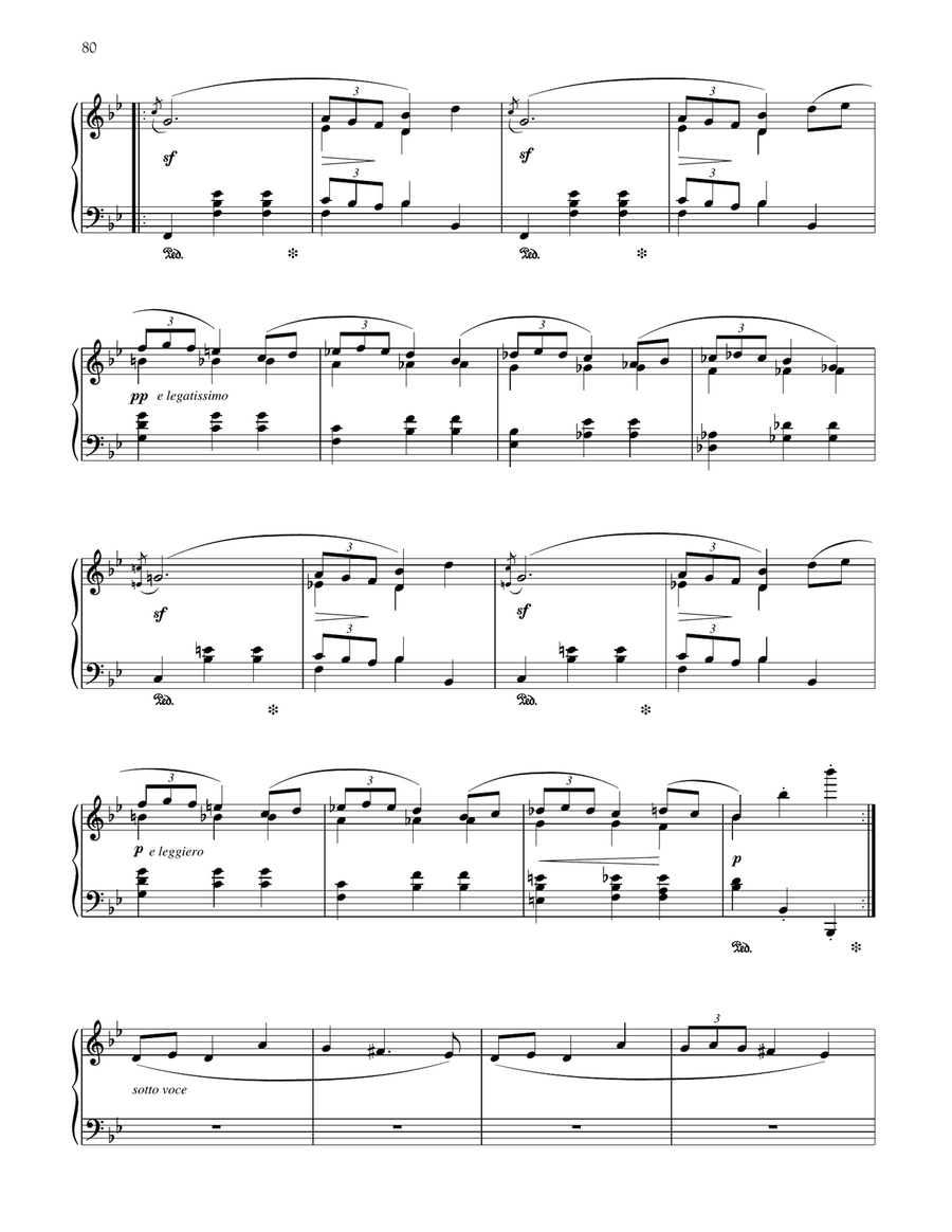 Mazurka, Op. 67, No. 2 Piano Solo scores gallery preview page 2