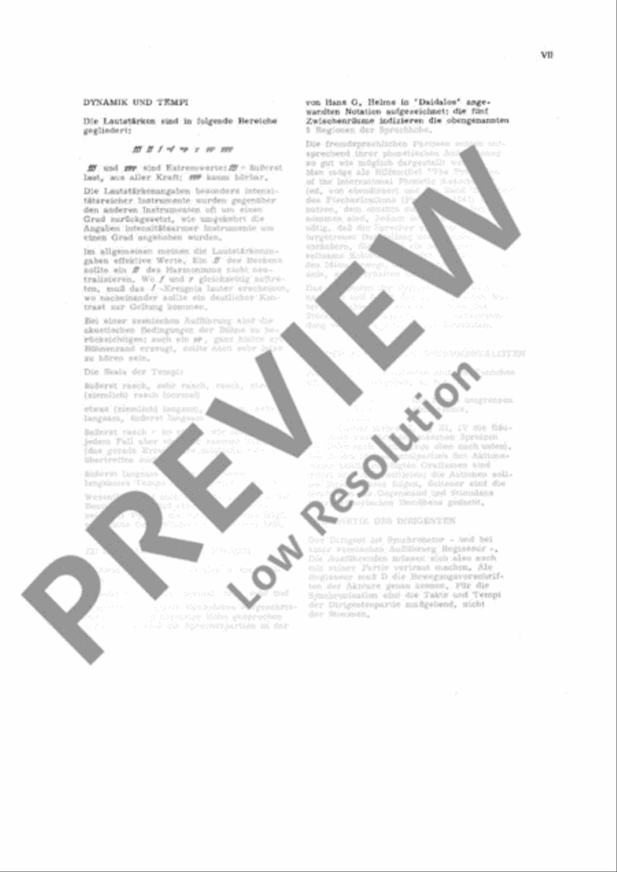 Glossolalie 61 Performance Score scores gallery preview page 8