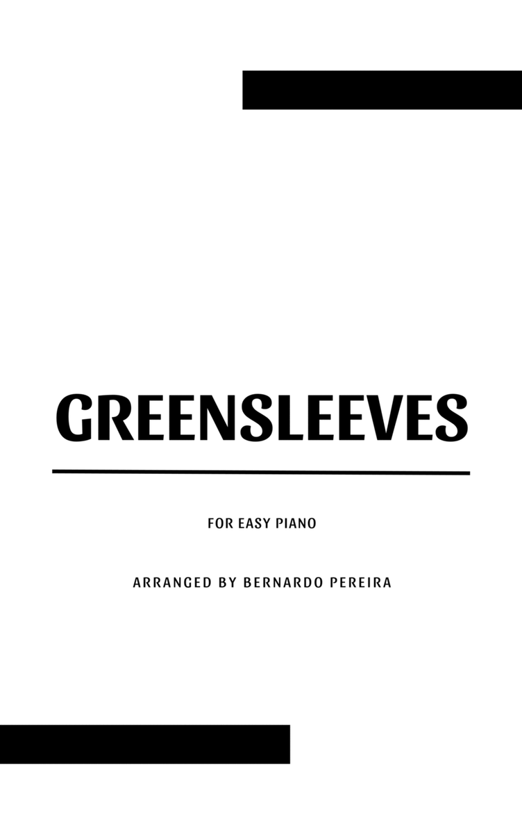 Greensleeves (easy piano – G minor) image number null