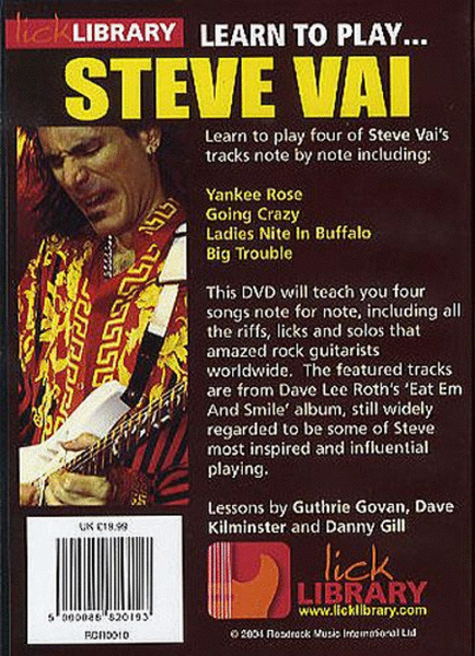 Learn To Play Steve Vai