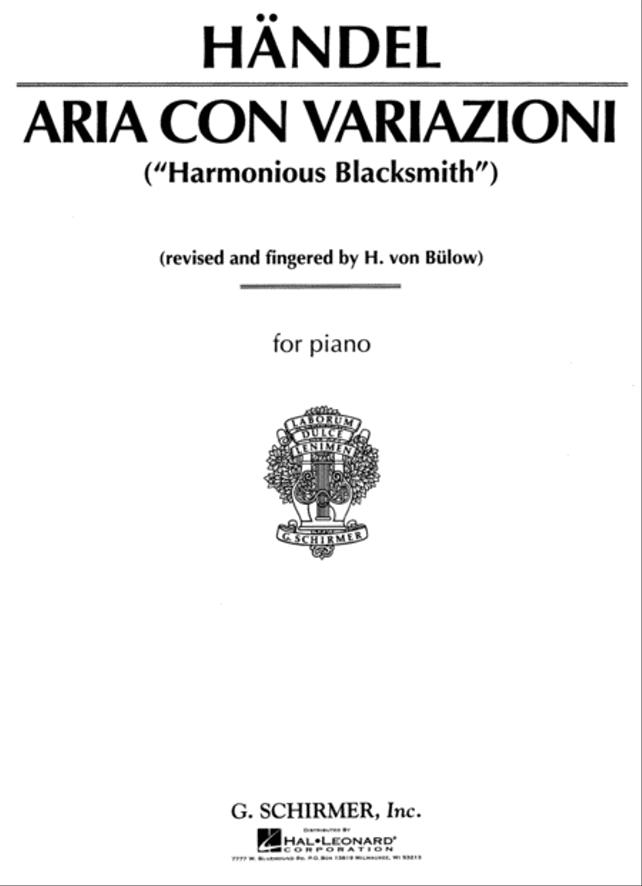 Harmonious Blacksmith Piano Solo scores gallery preview page 1