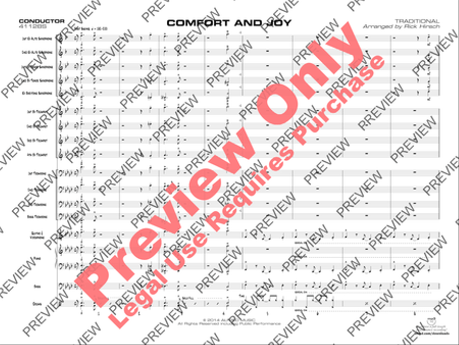 Comfort and Joy Comfort and Joy Jazz Ensemble scores gallery preview page 4
