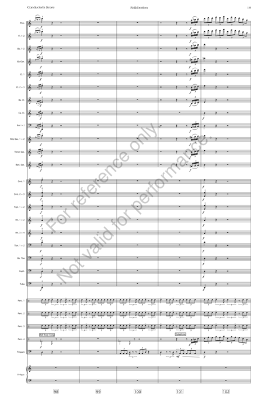 Sailabration Sailabration Concert Band scores gallery preview page 21