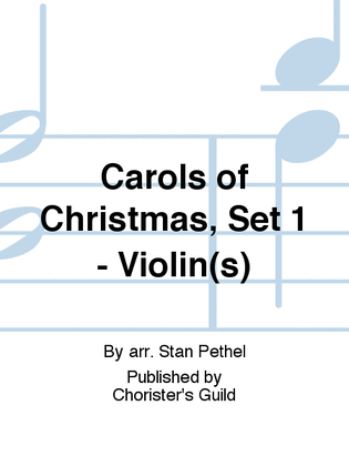 Book cover for Carols of Christmas, Set 1 - Violin(s)