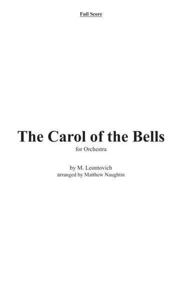 Carol of the Bells for Orchestra: Score and Set of Parts image number null