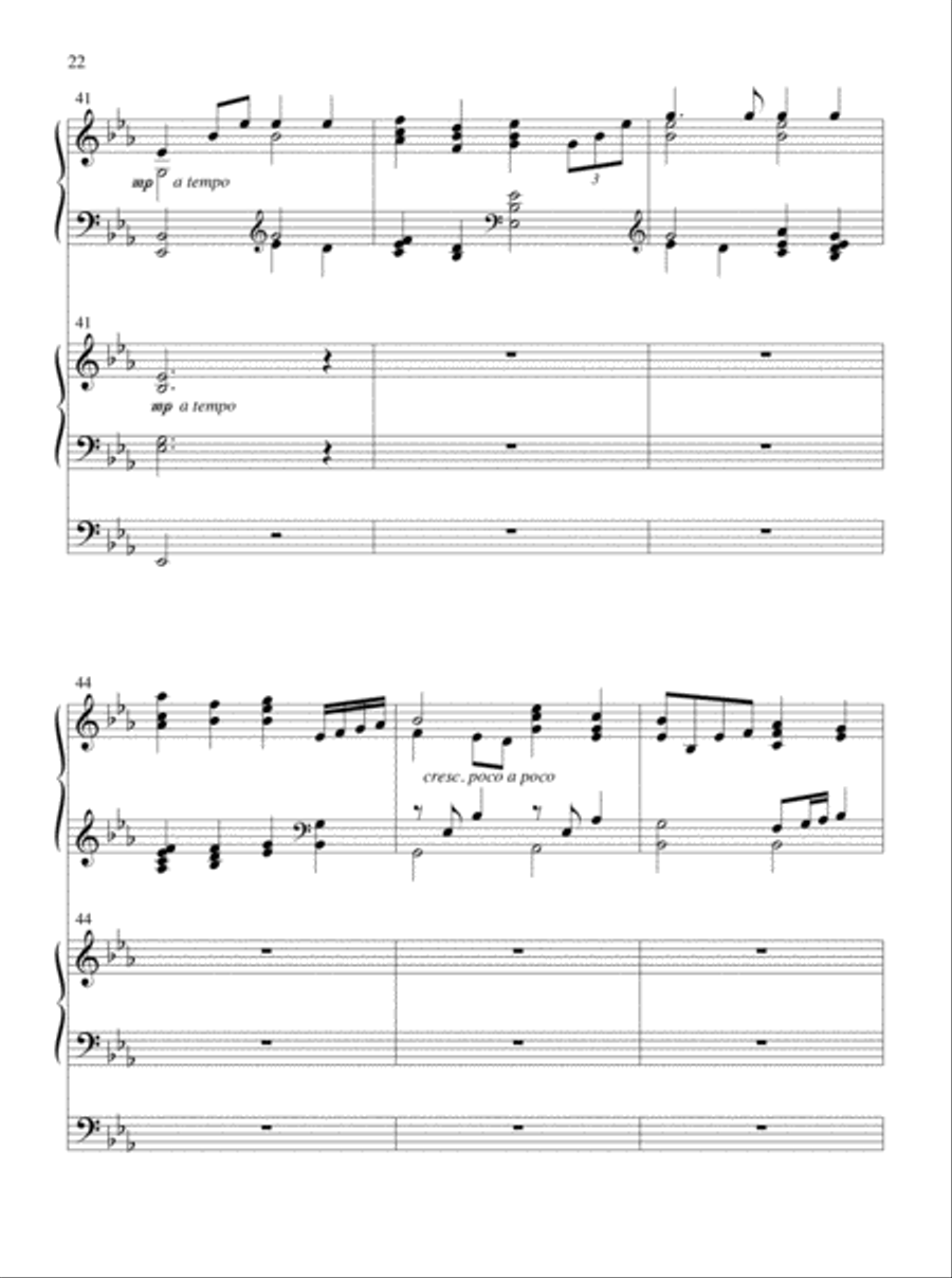 Glory and Honor, Praise and Adoration! Organ scores gallery preview page 14