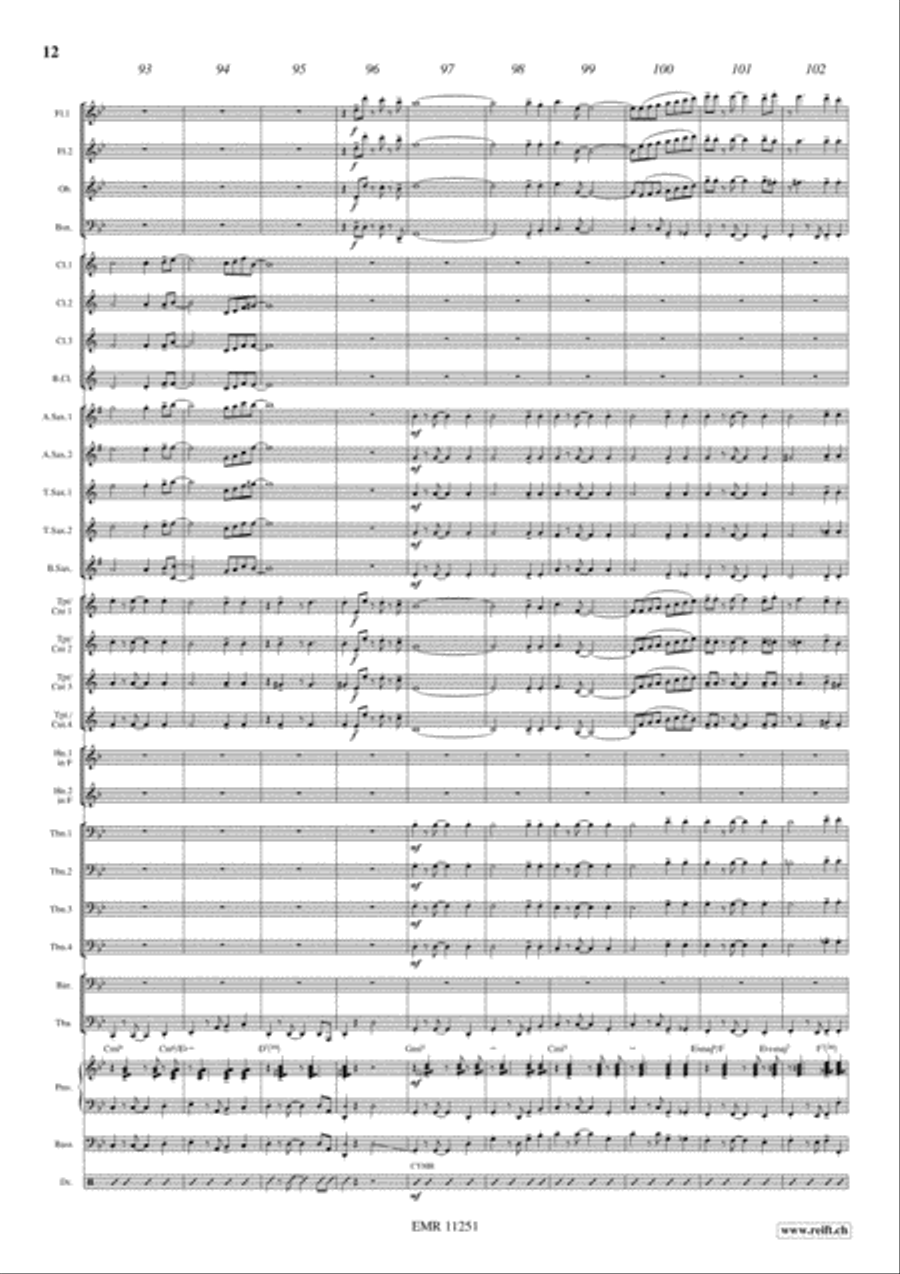 Zodiac Concert Band scores gallery preview page 13