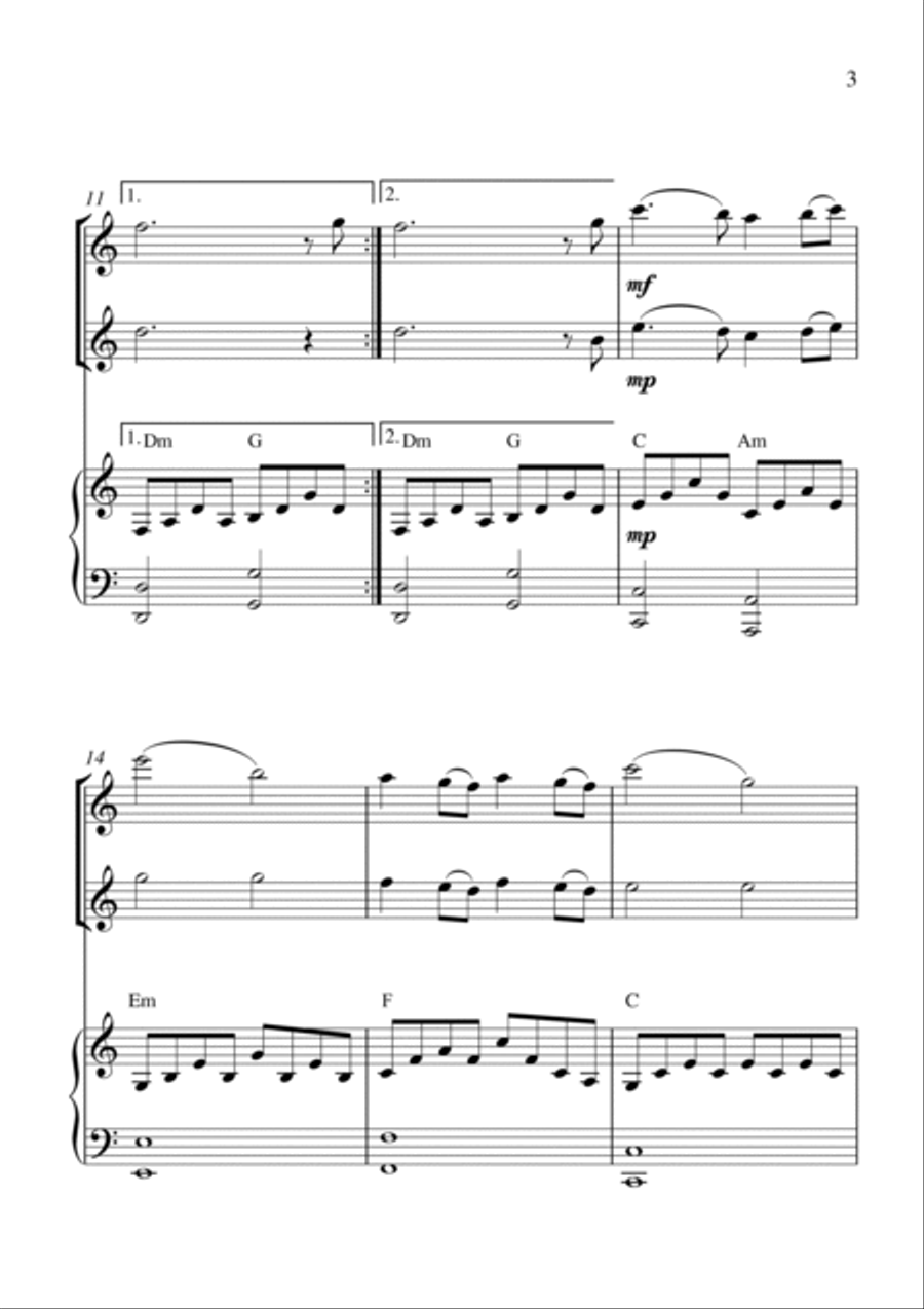 El Reloj Woodwind Duet scores gallery preview page 3