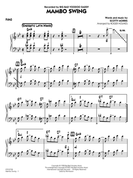 Mambo Swing (arr. Roger Holmes) - Piano