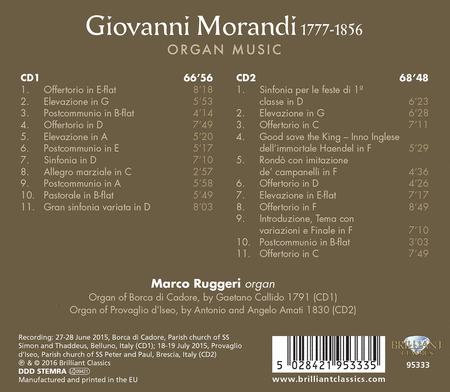 Morandi: Organ Music