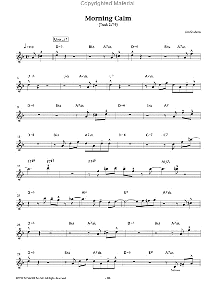Easy Jazz Conception Tenor Saxophone Tenor Saxophone scores gallery preview page 3