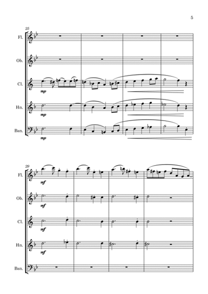Wedding March, Op. 77, No. 2 (for Wind Quintet) image number null