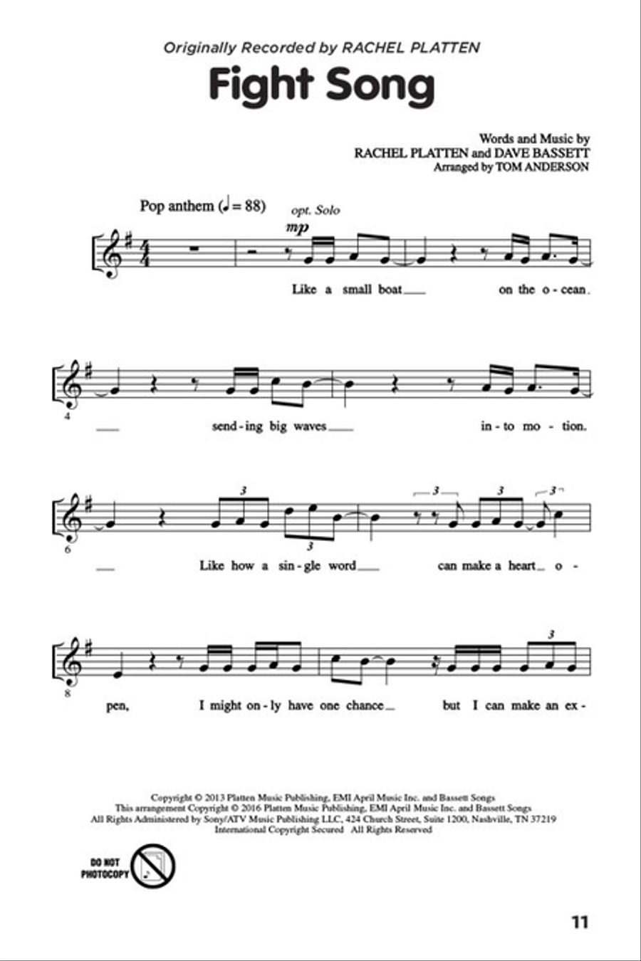 Let's All Sing KIDZ BOP Choir scores gallery preview page 3