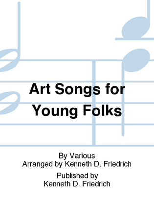 Book cover for Art Songs for Young Folks