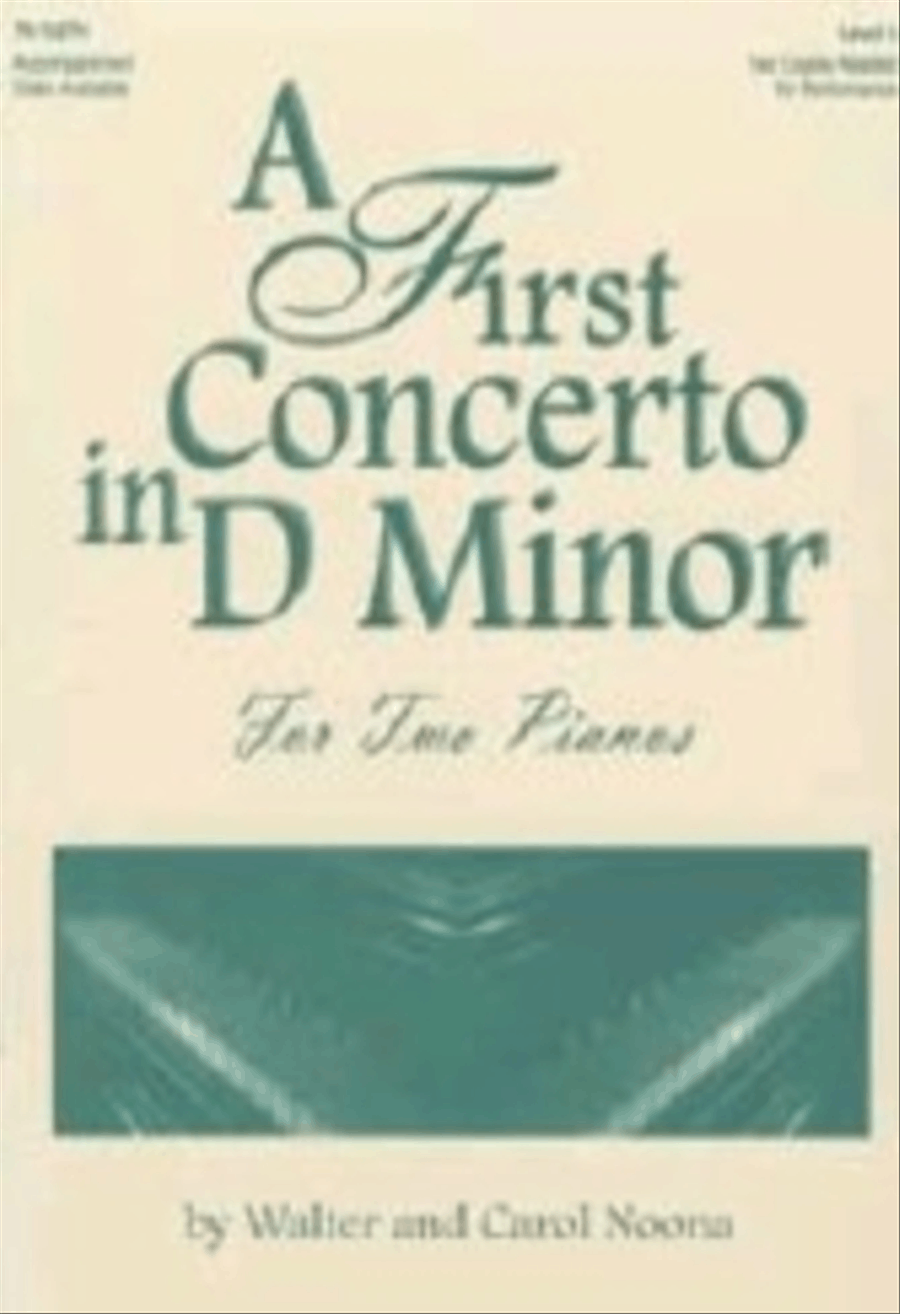 A First Concerto in D Minor Piano scores gallery preview page 1