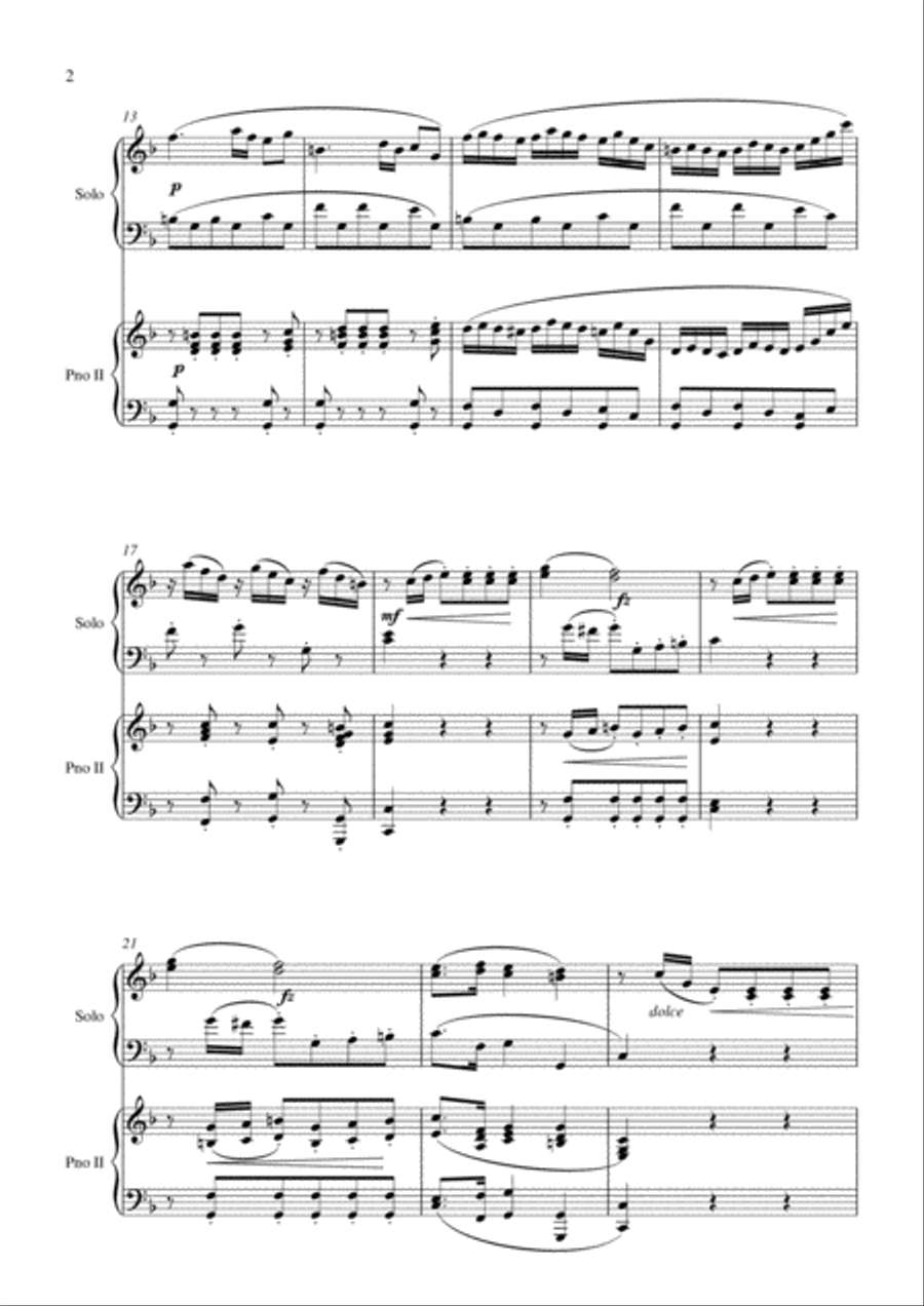 Muzio Clementi Sonatine Op. 36 No. 4 First Movement for 2 Pianos 2 Pianos, 4-Hands scores gallery preview page 3