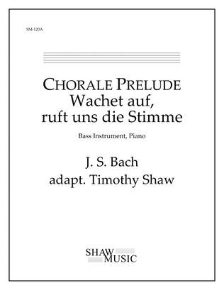 Book cover for Chorale Prelude on Wachet auf, ruft uns die Stimme