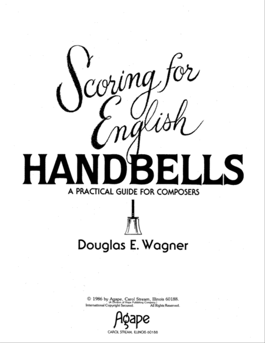 Scoring for English Handbells-Digital Download Handbell Choir scores gallery preview page 3