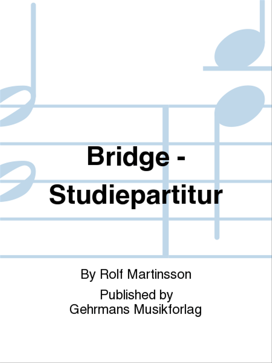 Bridge - Studiepartitur Orchestra scores gallery preview page 1