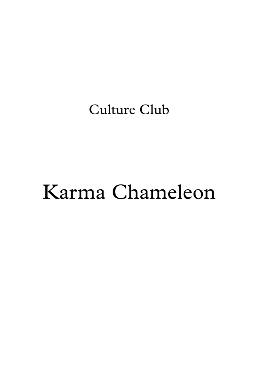 Karma Chameleon