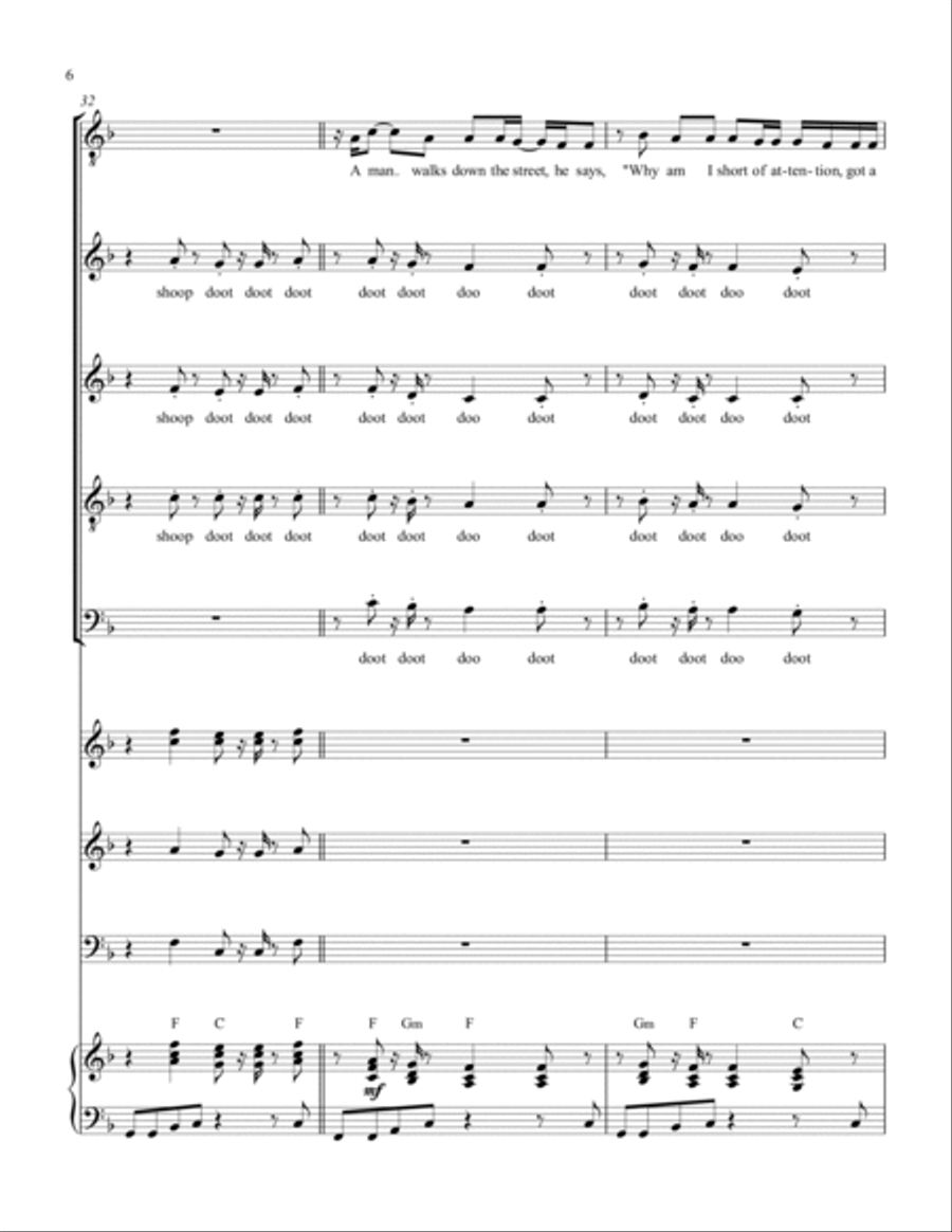 You Can Call Me Al You Can Call Me Al 4-Part scores gallery preview page 6