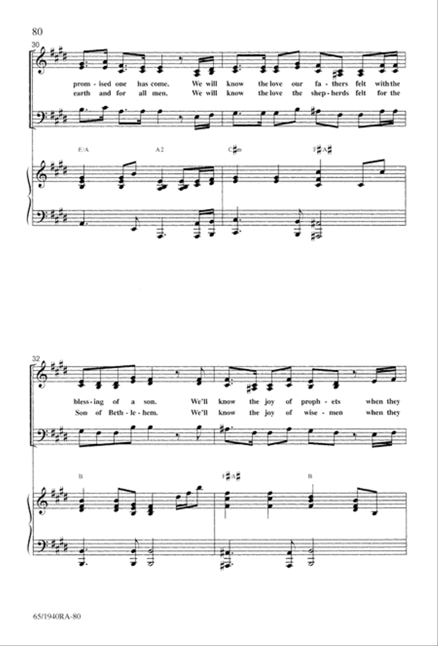 We Will Know Peace 3-Part scores gallery preview page 82