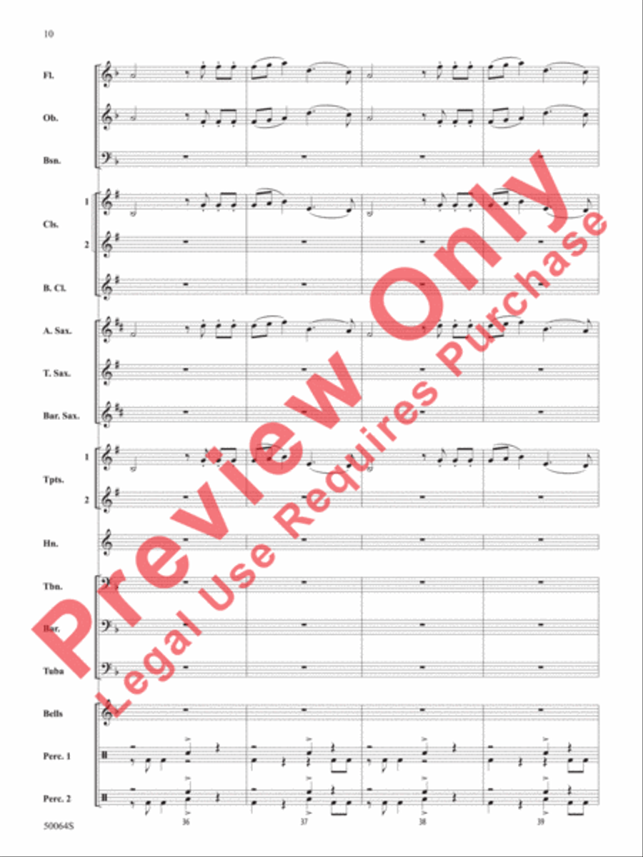 A Taylor Swift Duo Concert Band scores gallery preview page 11