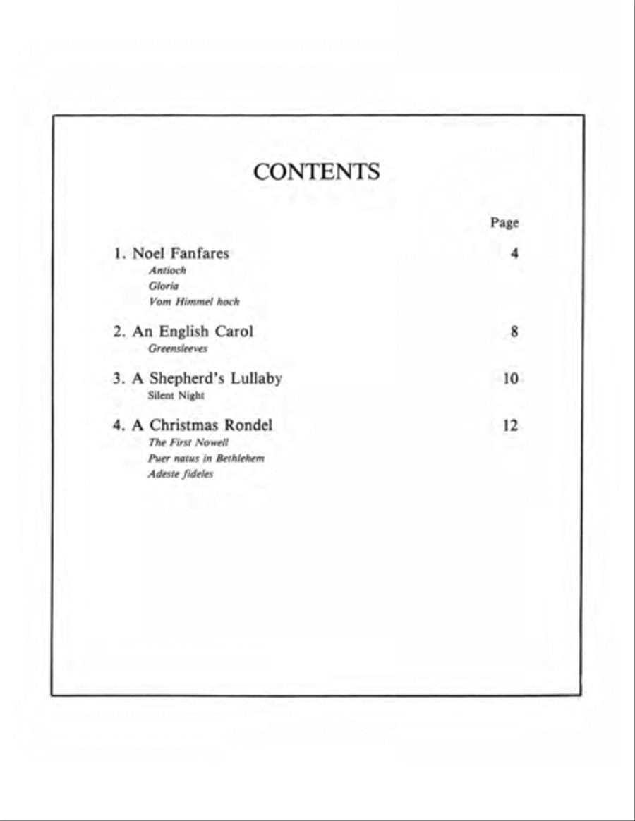 A Christmas Suite A Christmas Suite Organ scores gallery preview page 2