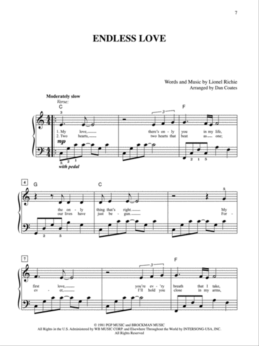 10 for 10 Sheet Music All-Time Pop Favorites Easy Piano scores gallery preview page 4