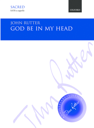 Book cover for God be in my head