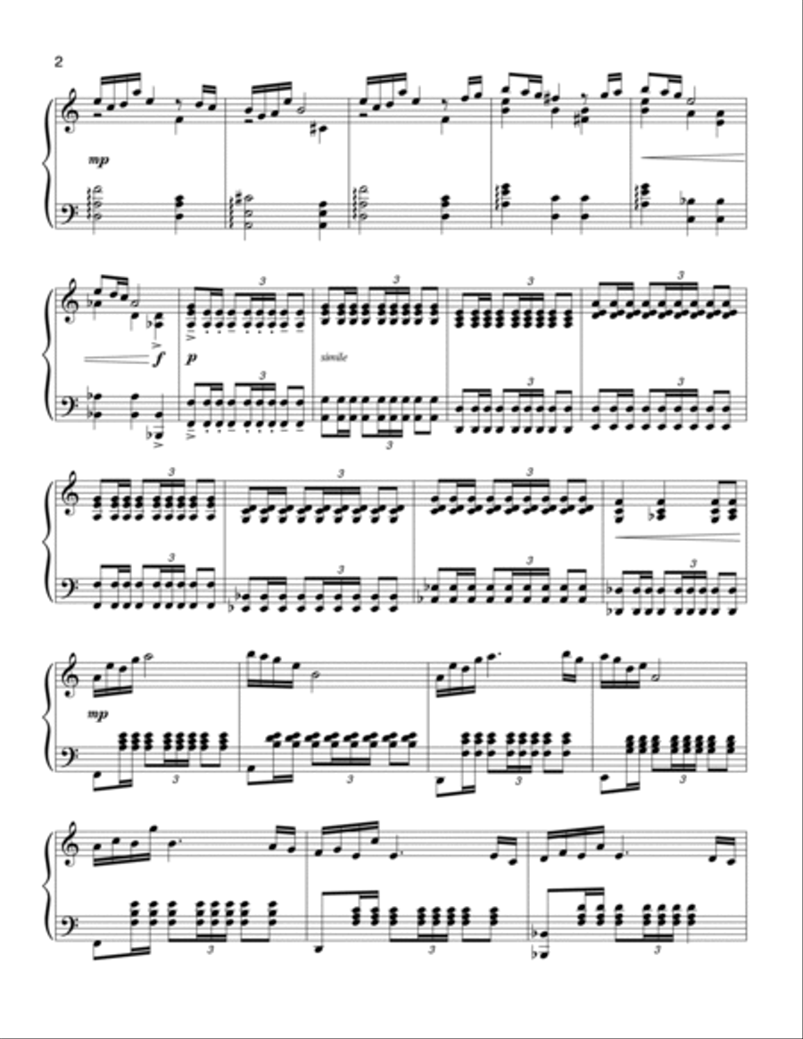 Blu Piano Solo scores gallery preview page 2
