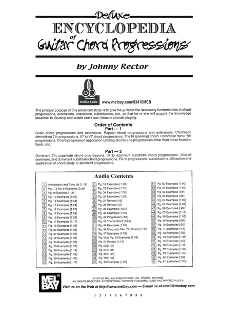 Deluxe Encyclopedia of Guitar Chord Progressions Guitar scores gallery preview page 2
