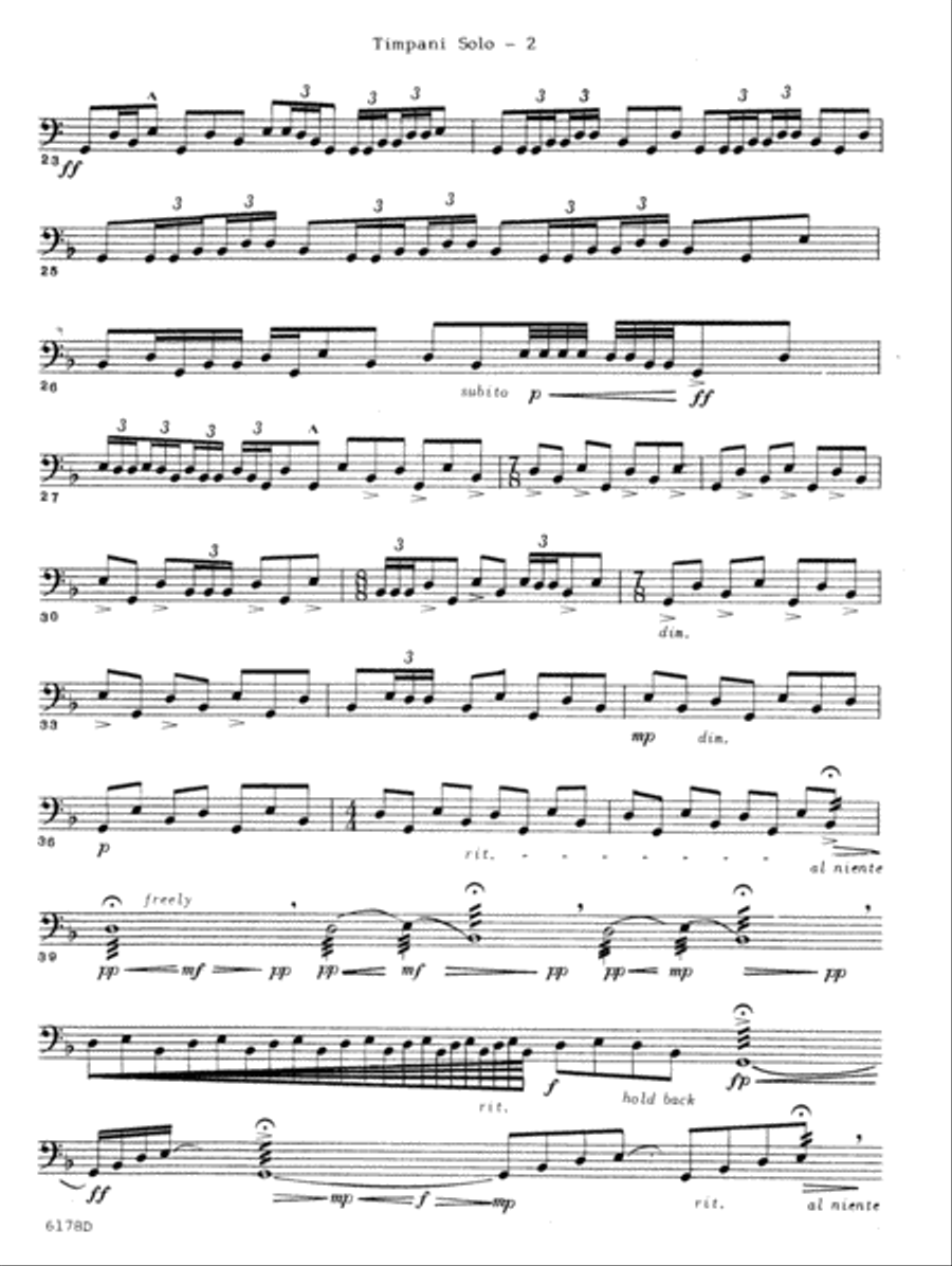 Suite For Timpani Suite For Timpani Percussion scores gallery preview page 3